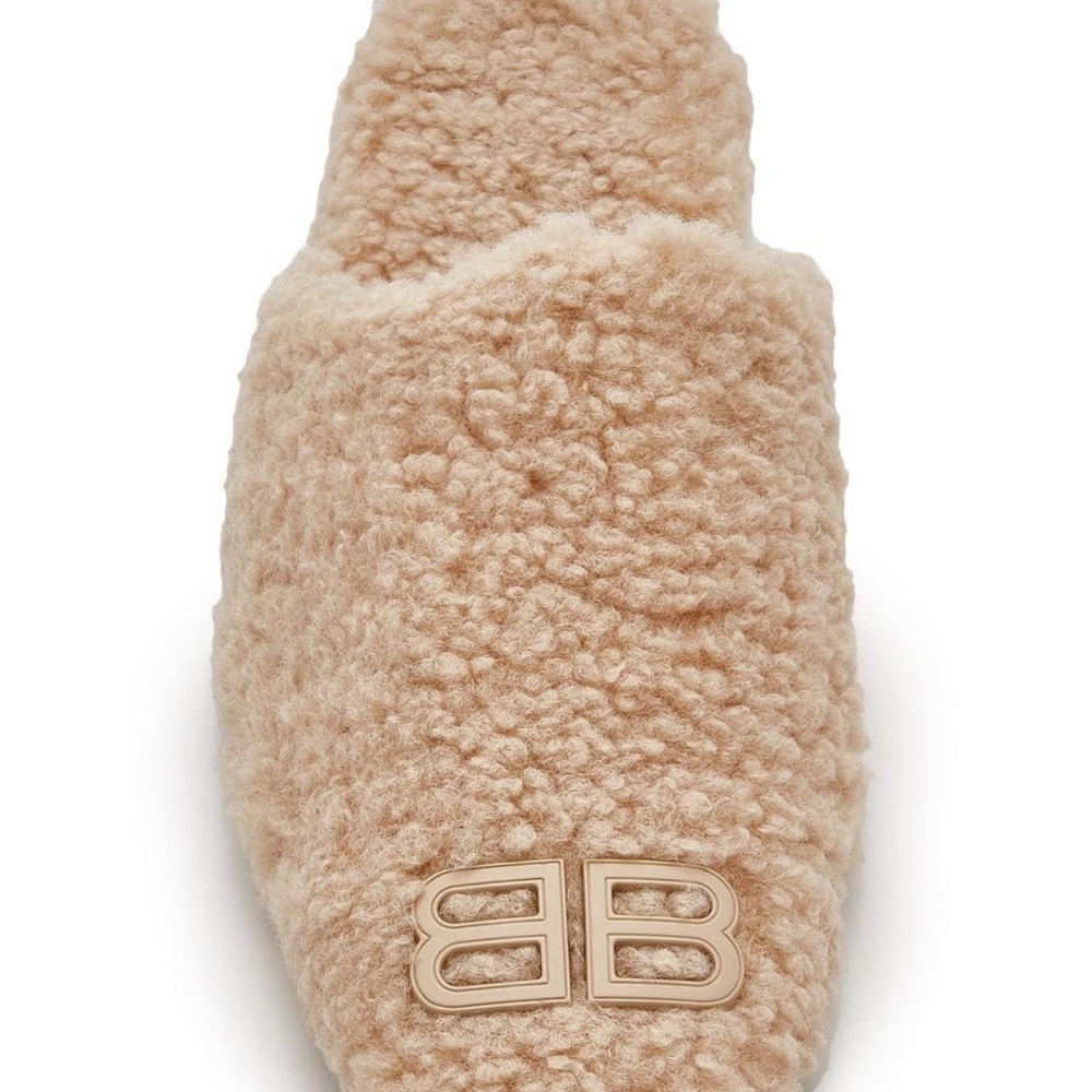 Balenciaga sherpa Mule